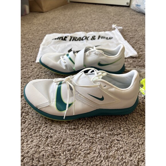 Nike Zoom Rival Jump Mens 11 White Track Field Shoes Jumping DR2756-100 main image 4